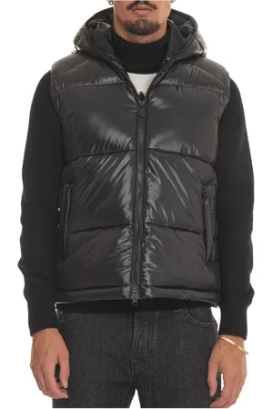 save the duck Vests, male, , L, Quilted Gilet with Hood