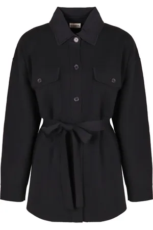 P.A.R.O.S.H. Shirts, female, , S, Belted Knit Shirt with Pockets