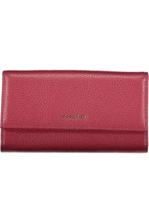 Coccinelle Wallets & Cardholders, female, , ONE SIZE, Elegant Pink Leather Wallet with Two Compartments