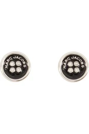 Marc Jacobs Brass Button Stud Earrings