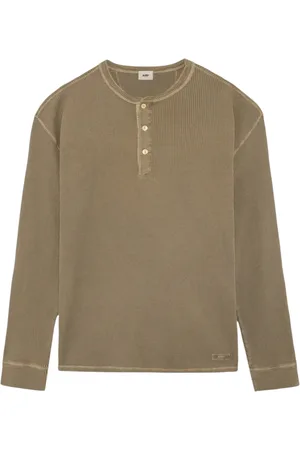 Autry Long Sleeve Waffle Style Details