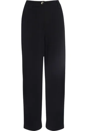 Ganni Cropped Trousers, female, , XS, Crepe Viscose Trousers
