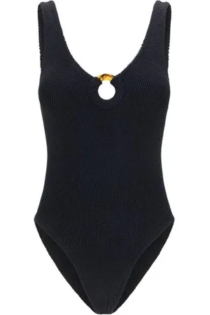 Hunza G Elegant Circular Cut-Out Swimsuit