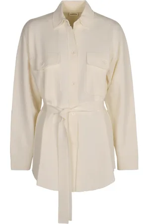 P.A.R.O.S.H. Shirts, female, , L, Belted Knit Shirt with Pockets