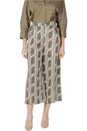 Liu Jo Cropped Trousers, female, , S, Elegant Palazzo Trousers for Women