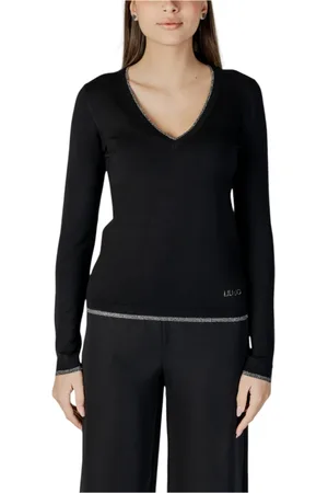 Liu Jo V-neck Knitwear Sweatshirt