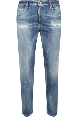 Dsquared2 Slim Fit Stretch Cotton Denim Jeans