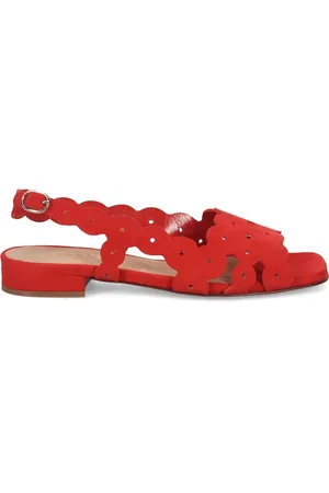 SANGIORGIO Flat Sandals, female, , 6 UK, Suede Sandals