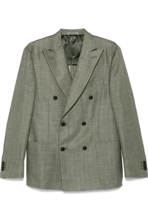 corneliani Wool/Silk/Linen Double Breasted Jacket