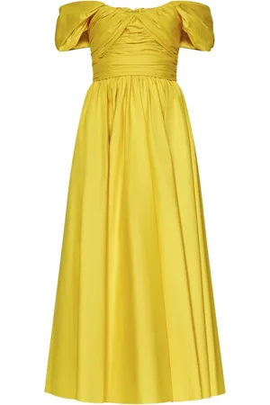Giambattista Valli Strapless Puff Sleeve Dress