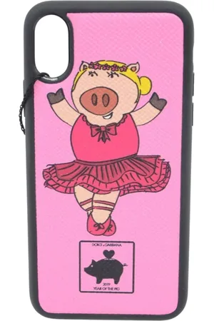 Dolce & Gabbana Phone Accessories, female, , ONE SIZE, Women iPhone Cover Ballerina Print
