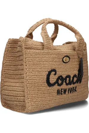 Coach Handbags, female, , ONE SIZE, Straw Cargo Tote for Sunny Days