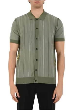 Patrizia Pepe Short Sleeve Shirts, male, , L, Slim Fit Viscose Shirt