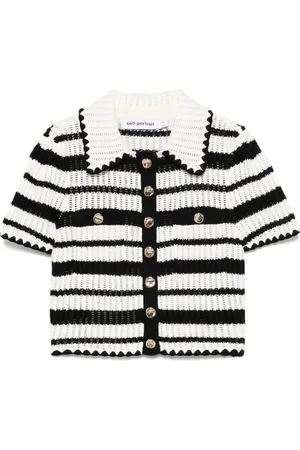 Self-Portrait Cardigans, female, , S, Button-Up Shirt with Pockets