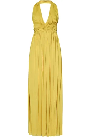 Giambattista Valli Halterneck V-neck Dress with Pockets