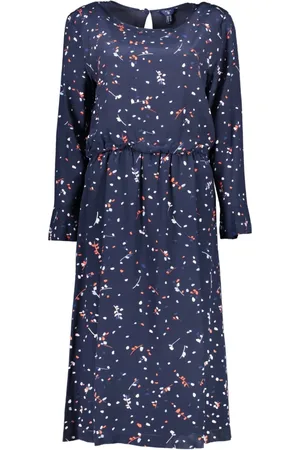 GANT Midi Dresses, female, , M, Long Dress with Long Sleeves
