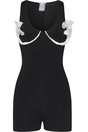 Nensi Dojaka Sleeveless Dress with 3D Flowers