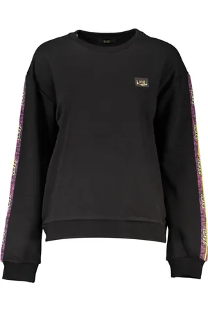 Roberto Cavalli Sweatshirts, female, , XL, Chic Embellished Long Sleeve Sweatshirt