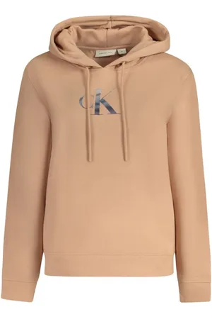Calvin Klein Pink Cotton Women Jumper Hoodie
