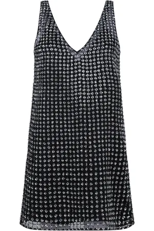 Max Mara Party Dresses, female, , XS, Sequins Dress with Flower Motif