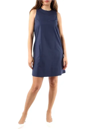 MARELLA Short Dresses, female, , 2XL, Cotton Poplin Short Dress