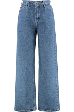 Tommy Hilfiger Wide Jeans, female, , XS, Straight-leg jeans with contrast stitching