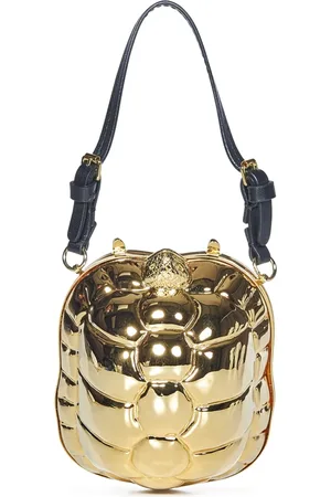 Giambattista Valli Clutches, female, , ONE SIZE, Golden Turtle Shape Metal Chain Bag