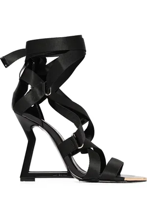 Roberto Cavalli High Heel Sandals, female, , 8 UK, Patent Sandal with Sculptural Heel