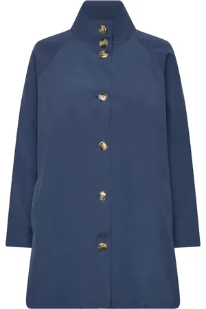 Masai Single-Breasted Coats, female, , 2XL, Elegant A-line Coat Sargasso Sea