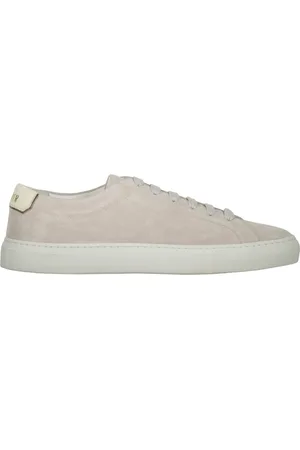 MOORER Sneakers, male, , 7 UK, Casual Suede Trainers with Contrasting Logo