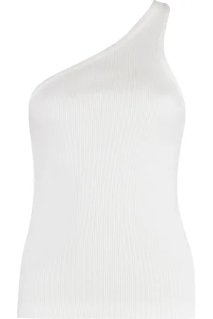 AGOLDE Sleeveless Tops, female, , M, Ribbed One-shoulder Top