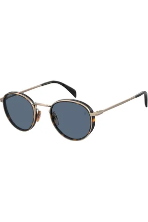 DB EYEWEAR BY DAVID BECKHAM Sunglasses, male, , 49 MM, Havana Gold/Blue Sunglasses