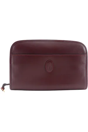 Cartier Pre-owned Clutches, female, , ONE SIZE, Pre-owned Leather clutches