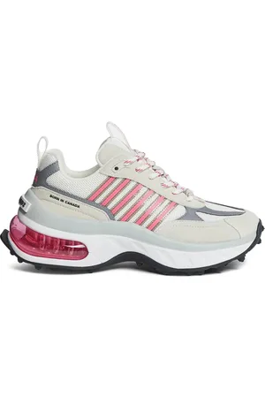 Dsquared2 Sneakers, female, , 6 UK, Grey Trainers with Calf Leather