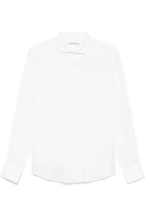 D.A. Daniele Alessandrini Buttoned-Cuff Shirt Curved Hem