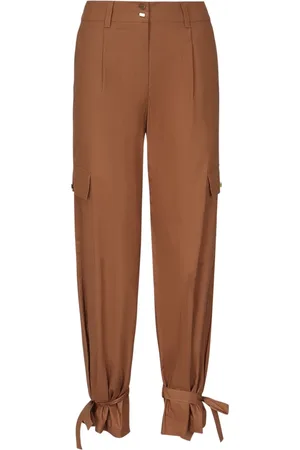 Guess Cotton Cargo Trousers with Zip Closure