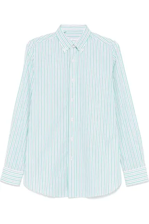 BRIONI White Button-Down Blouses & Shirts