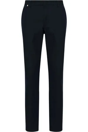 HUGO BOSS Straight Trousers, male, , M, Slim Fit Cotton Stretch Trousers