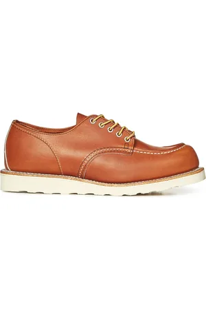 Red Wing Laced Shoes, male, , 7 UK, Brandy Flat Shoes with Tubular Closure