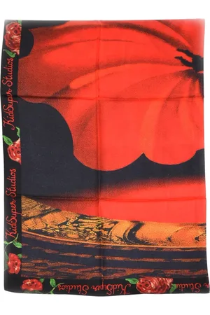 KIDSUPER STUDIOS Silk foulard set composition