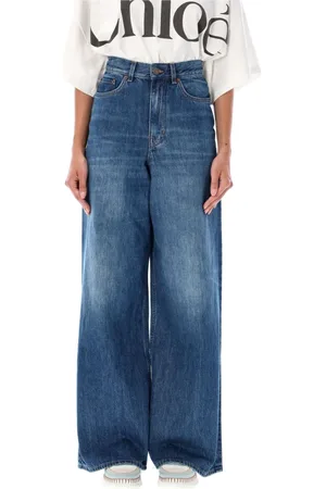 Chloé High Waist Wide-Leg Denim Jeans