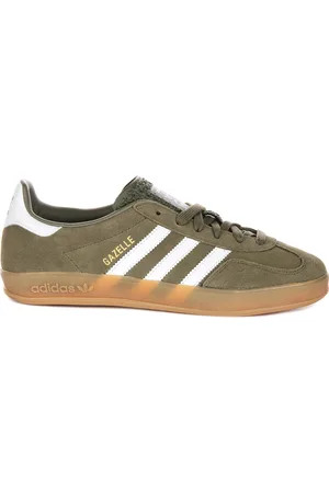 adidas Sneakers, male, , 8 UK, Gazelle Indoor Olivewhite Men Shoes