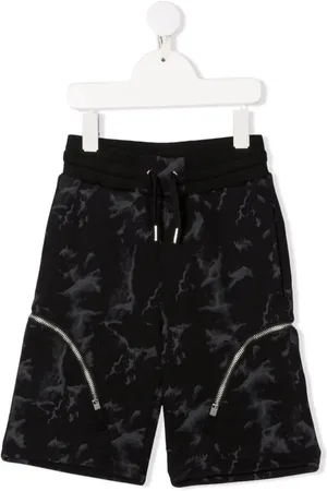 Givenchy Acid Wash Shorts with Zip Pockets