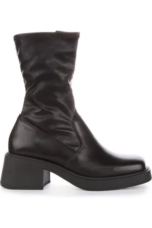 Vagabond Leather Mid-Height Boots Women