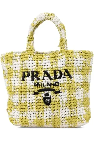 Prada Pre-owned Tote Bags, female, , ONE SIZE, Pre-owned Raffia totes