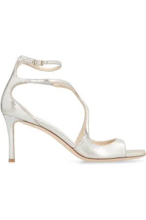 Jimmy Choo High Heel Sandals, female, , 4 1/2 UK, Leather sandals with adjustable ankle strap