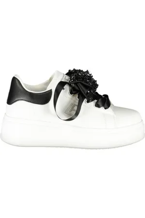Laura Biagiotti Polyester Sneaker with Removable Rhinestones