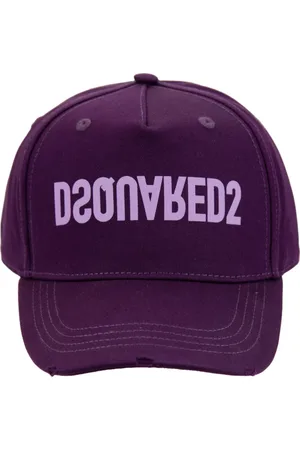 Dsquared2 Caps, unisex, , ONE SIZE, Reversed Logo Cotton Baseball Cap