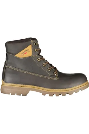 Carrera Lace-up Boots, male, , 8 UK, Rugged Lace-Up Boots with Contrast