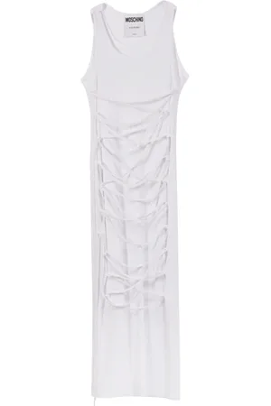 Moschino Lace Dress with Front Lacing